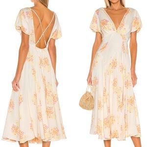 Free People Laura Printed Floral Maxi Dress